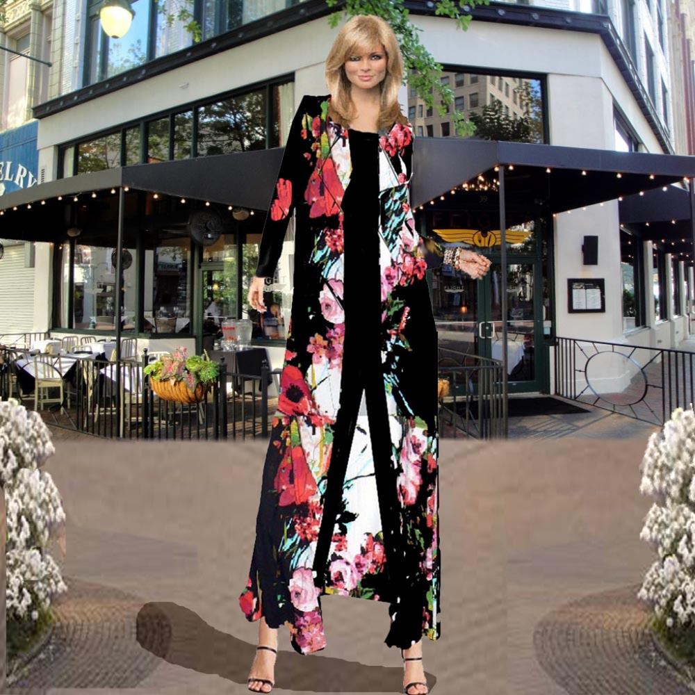 Maxi Floral Duster L-XL  One Day Shipping